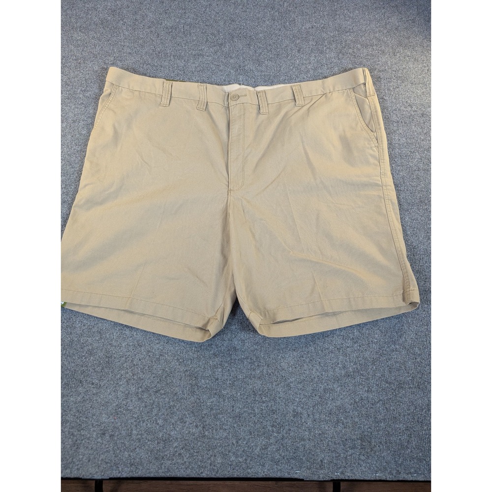 Lee Mens Relaxed Fit Flexible Comfort Waistband Shorts Camel Khaki Size 54 #2457